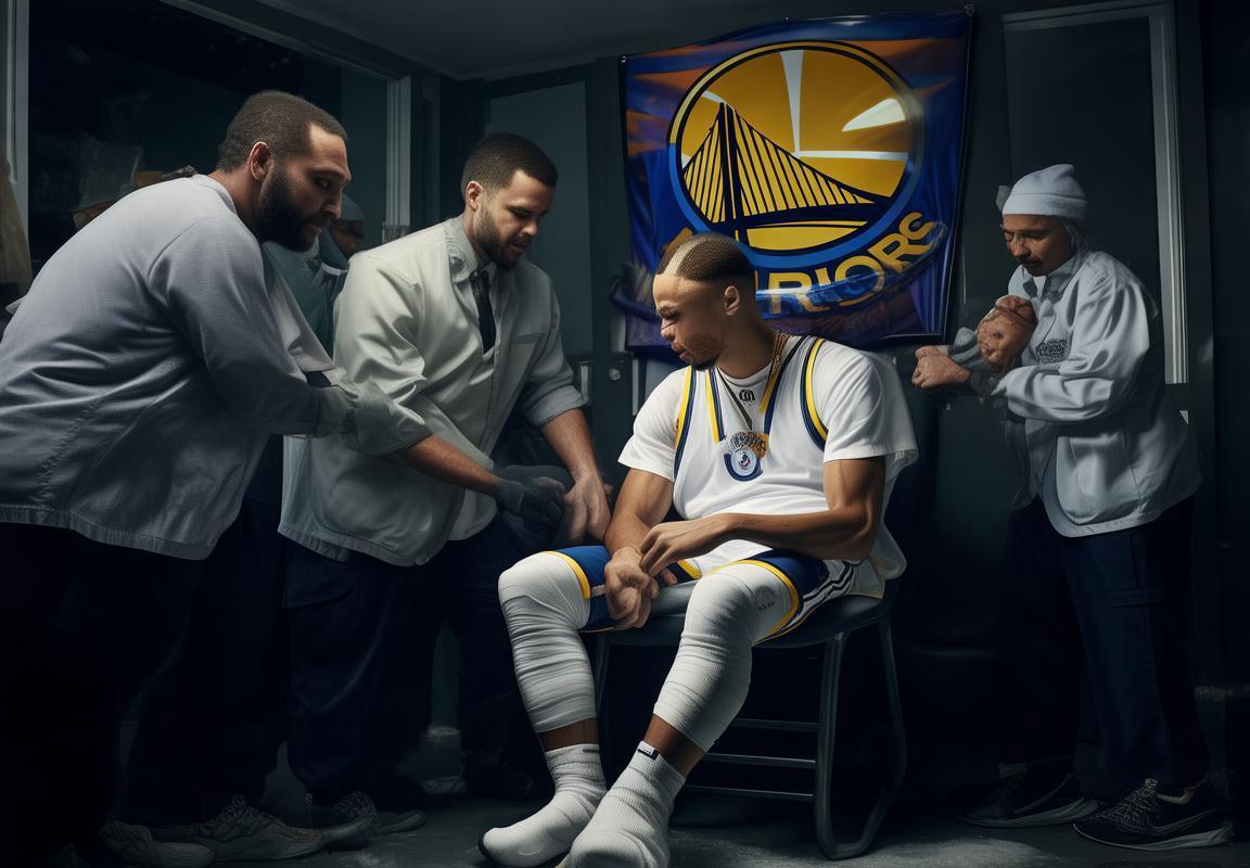 斯蒂芬·库里脚踝扭伤膝盖挫伤，勇士队官方确认休战至少一周，顽强拼搏精神获赞